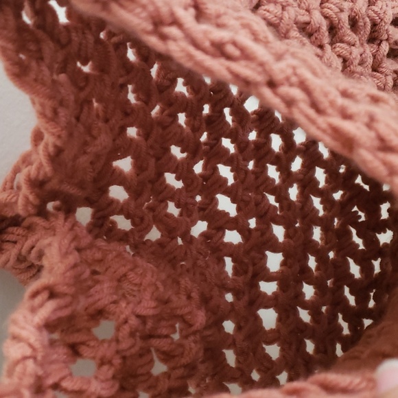 Handmade Knit Market Bag - Picture 5 of 8